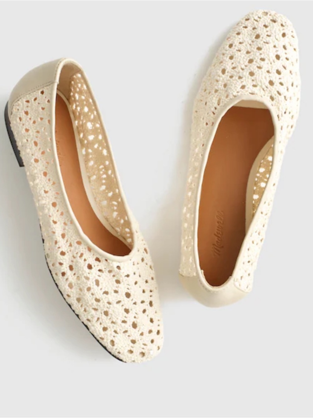 The Madewell Mylie Crochet Flats